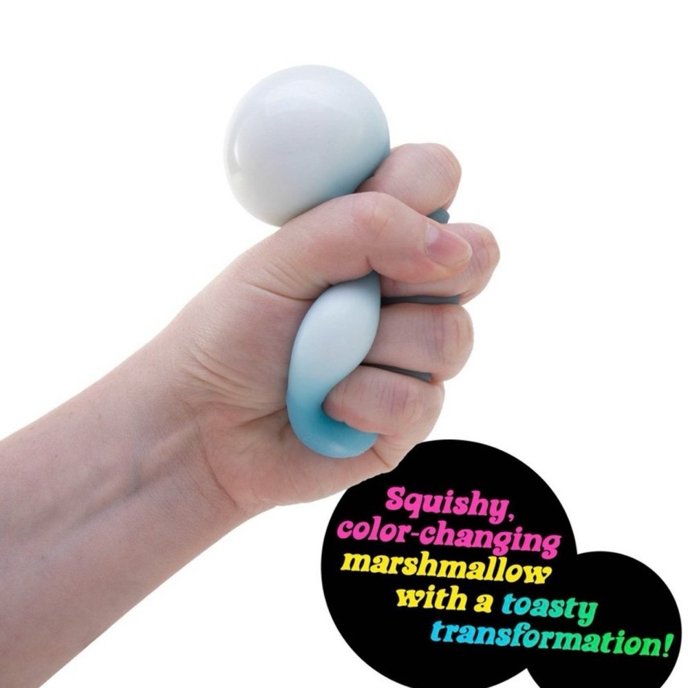 Viral NeeDoh Mello Mallo Color-Changing Marshmallow Set - blue, Yellow, Pink - Picture 6 of 7